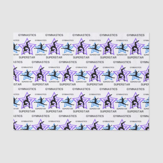 Gymnastics Superstar Tissue Paper (Front)