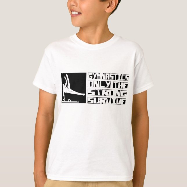 Gymnastics Survive T-Shirt (Front)
