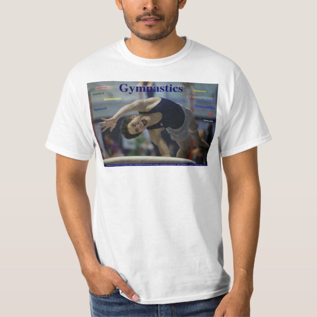 GYMNASTICS T-shirt with Julius Vaulting (Front)