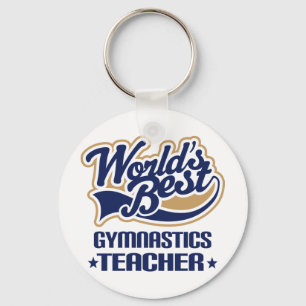 Gymnastics Teacher Gift Key Ring