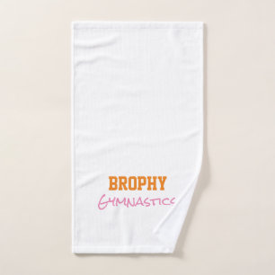 Gymnastics Team Name School Colours Sports Fun Hand Towel