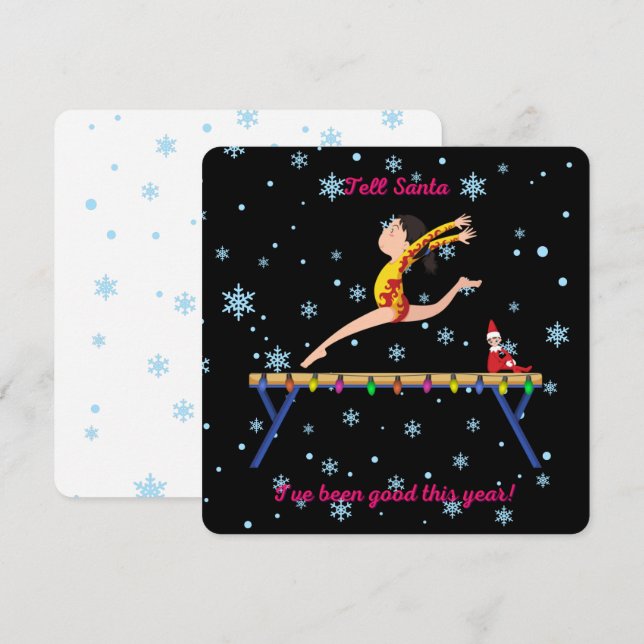 Gymnastics Tell Santa I've Been Good This Year  (Front/Back)