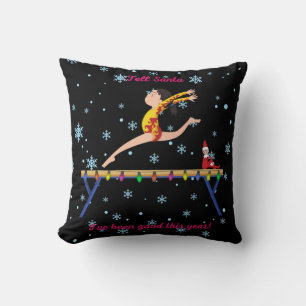 Gymnastics Tell Santa I've Been Good This Year  Cushion