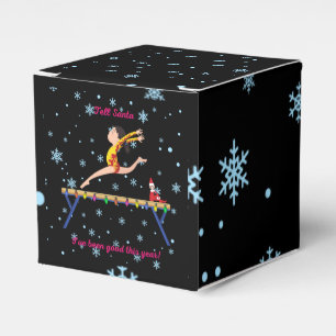 Gymnastics Tell Santa I've Been Good This Year Favour Box