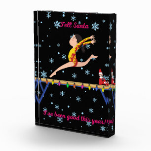 Gymnastics Tell Santa I've Been Good This Year    Photo Block