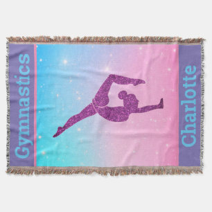 Gymnastics Throw Blanket