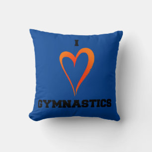 Gymnastics throw pillow. cushion