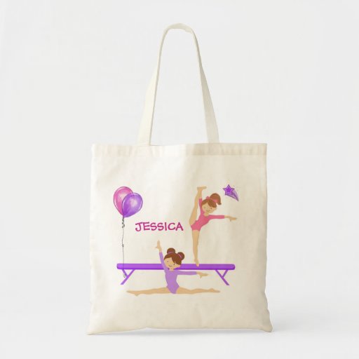 Image of Gymnastics tote bag personalised