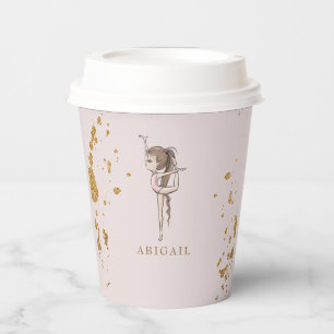Gymnastics Tumble & Twirl Birthday Party Paper Cups