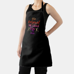 Gymnastics Uneven Bars - Believed She Could Fly Apron