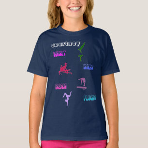 Gymnastics Vault, Bars, Beam, Floor T-Shirt
