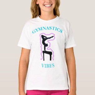 Gymnastics Vibes T-Shirt w/ Gymnast Name on Back