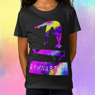 Gymnastics Wild Animal Print Balance Beam T-Shirt