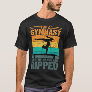 Gymnastics Women men Girls Teens Gymnast Dance Ret T-Shirt