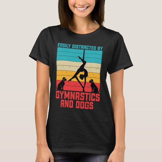Gymnastics Women men Girls Teens Gymnast Dance Ret T-Shirt (Front)
