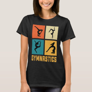 Gymnastics Women men Girls Teens Gymnast Dance Ret T-Shirt
