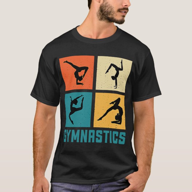 Gymnastics Women men Girls Teens Gymnast Dance Ret T-Shirt (Front)