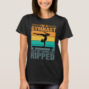 Gymnastics Women men Girls Teens Gymnast Dance Ret T-Shirt