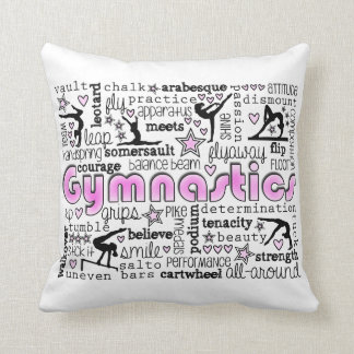 Gymnastics Words 2 Cushion