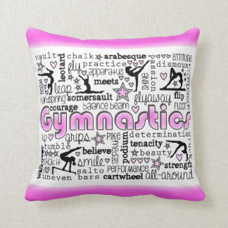 Gymnastics Words 2 Cushion
