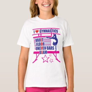 Gymnast's - I Love Gymnastics T-Shirt