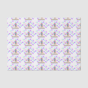 Gymnasts Rock!  Balance Beam Tissue Paper