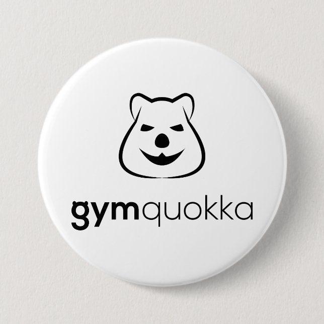 Gymquokka Expression Button (Front)