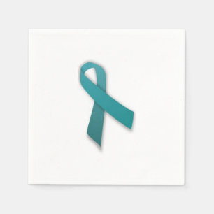 Gynaecological Cancer Ribbon Napkins