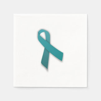 Gynaecological Cancer Ribbon Napkins