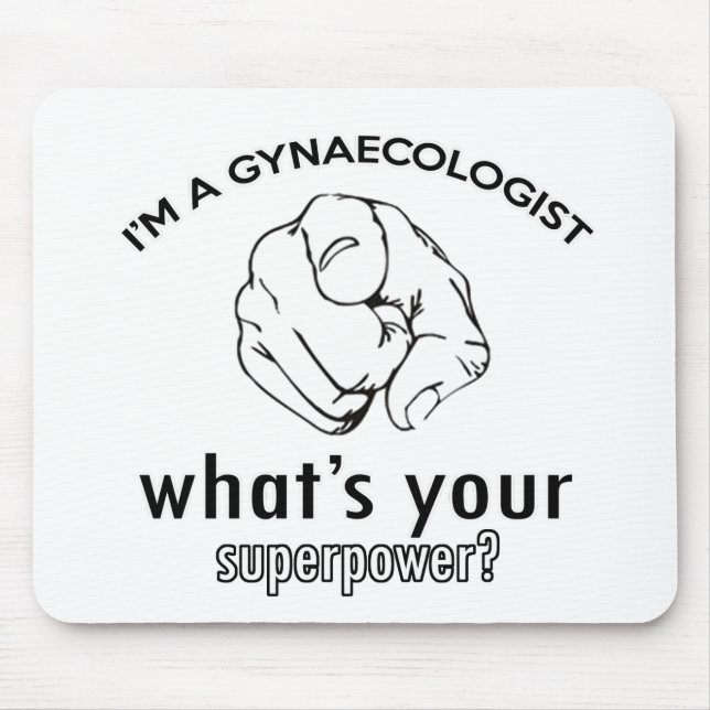 gynaecologist design mouse mat (Front)