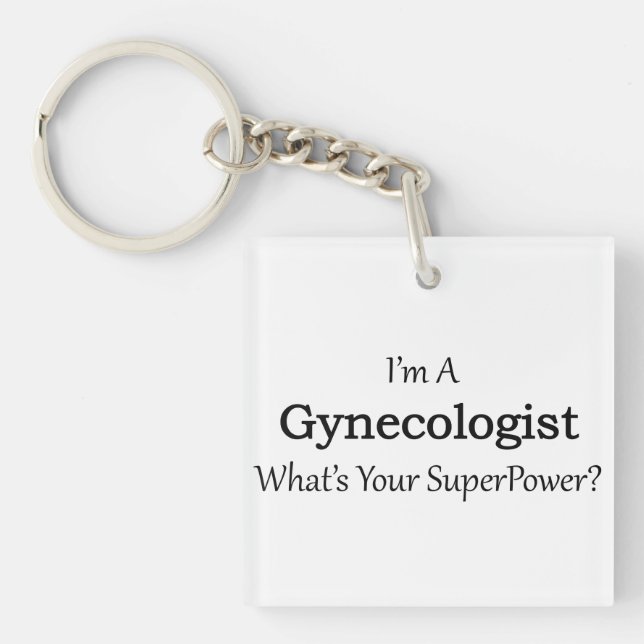 Gynaecologist Key Ring (Front)