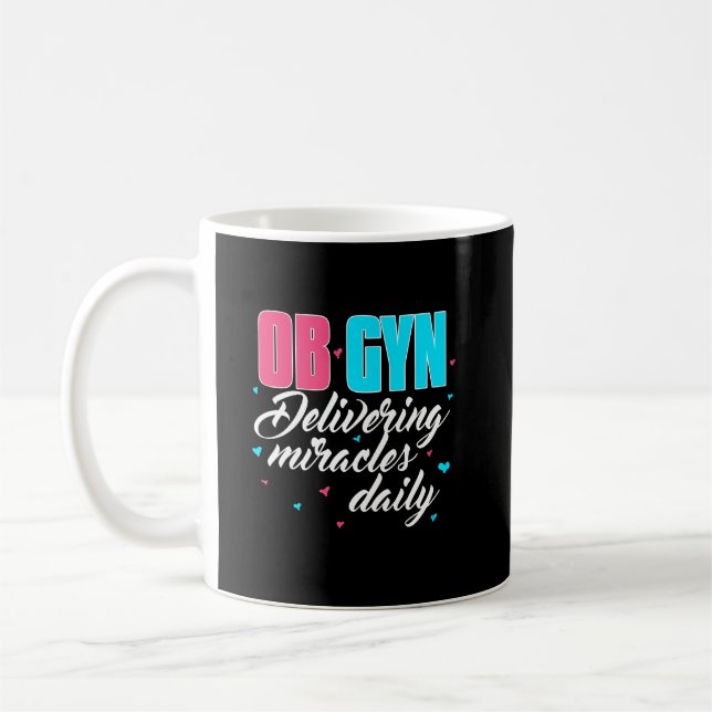 Gynaecologist OB/GYN Gynaecology L&D Nurse Coffee Mug (Left)