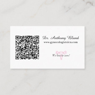 Gynaecologist obstetrician OBGYN doctor Business C Card