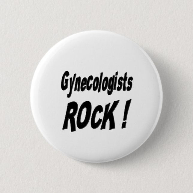 Gynaecologists Rock! Button (Front)