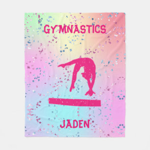GYNASTICS BLANKET PERSONALIZED!