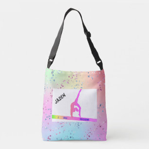 GYNASTICS CROSSBODY TOTE PERSONALIZED!