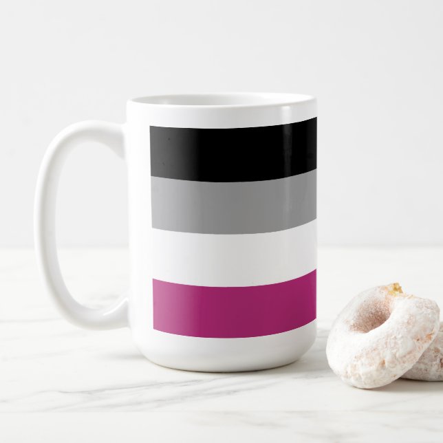Gynephilia Pride Flag Coffee Mug (With Donut)