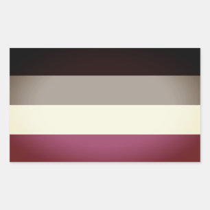 Gynephilia Pride Flag Rectangular Sticker