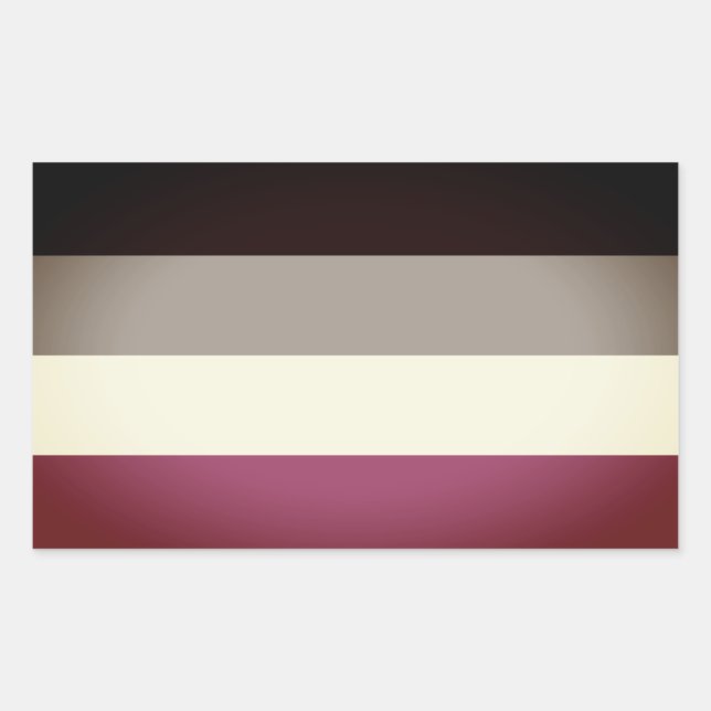 Gynephilia Pride Flag Rectangular Sticker (Front)