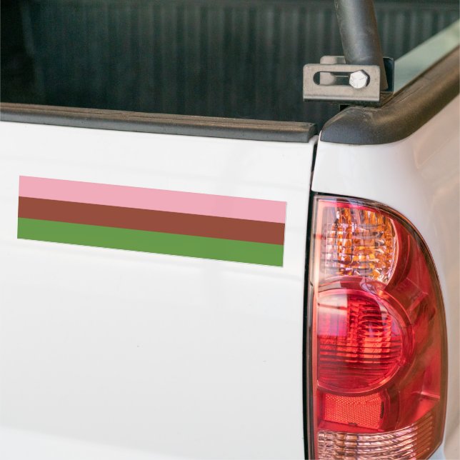 Gynosexual Pride Bumper Sticker (On Truck)