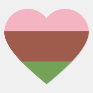 Gynosexual Pride Heart Sticker