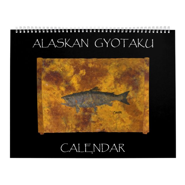 Gyotaku - Large Calendar (Cover)