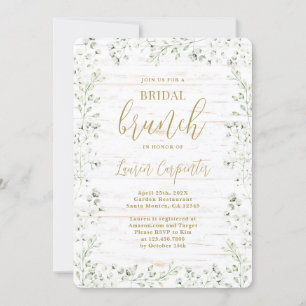 Gypsophila Bridal Shower Brunch Invitation