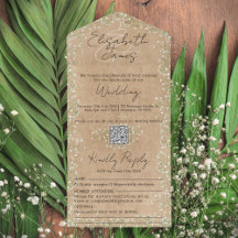 Gypsophila Watercolor Floral Rustic & Boho Wedding