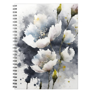 Gypsophila - Watercolor flowers Notebook