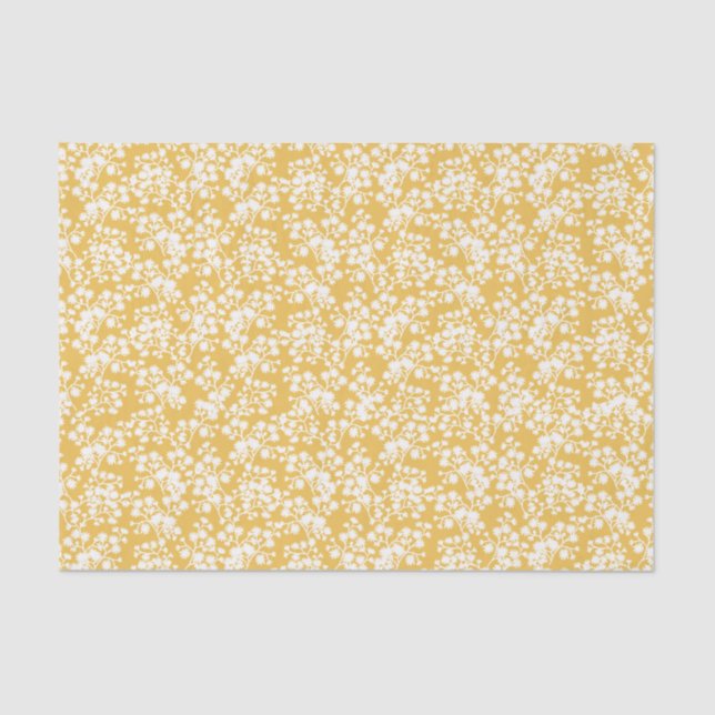 Gypsophilia Baby's Breath Floral Tissue Paper (Front)