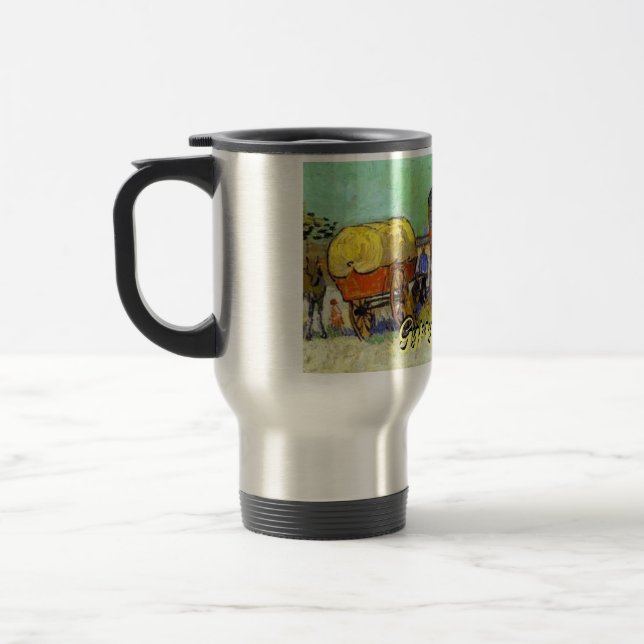"Gypsy at Heart" Travel Mug (Left)