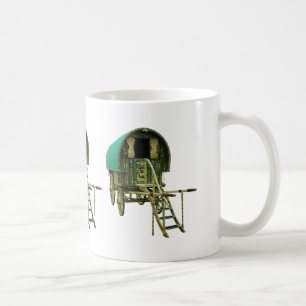 Gypsy bowtop caravan coffee mug