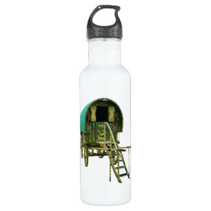 Gypsy bowtop caravan water bottle