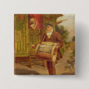 Gypsy Caravan 15 Cm Square Badge